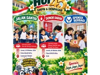 Dalam Rangka HUT ke-45 SMP Negeri 6 Denpasar: Spensix Ajak Orang Tua/Wali Murid dan Warga Sekolah Berbagi melalui Donor Darah