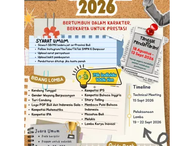 CLASSIX 2026: Saatnya Tunjukkan Bakat dan Prestasimu di SMP Negeri 6 Denpasar